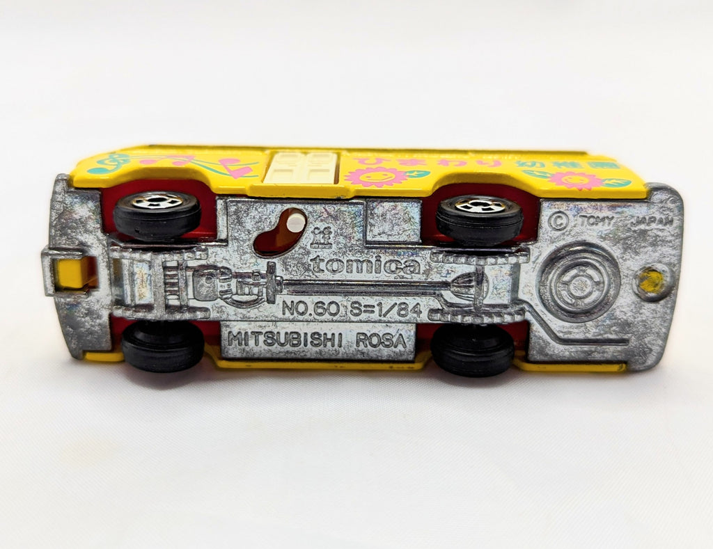 Vintage Tomy Tomica 60 Mitsubishi Rosa Kinder Garten Diecast Bus 1-84 Scale image 3