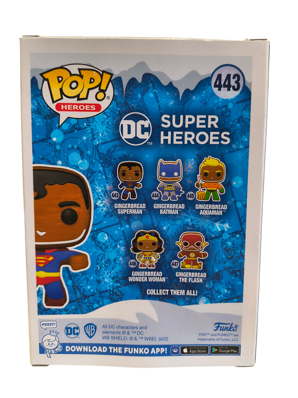Funko Pop! Heroes DC Comics Super Heroes Gingerbread Superman #443 image 2