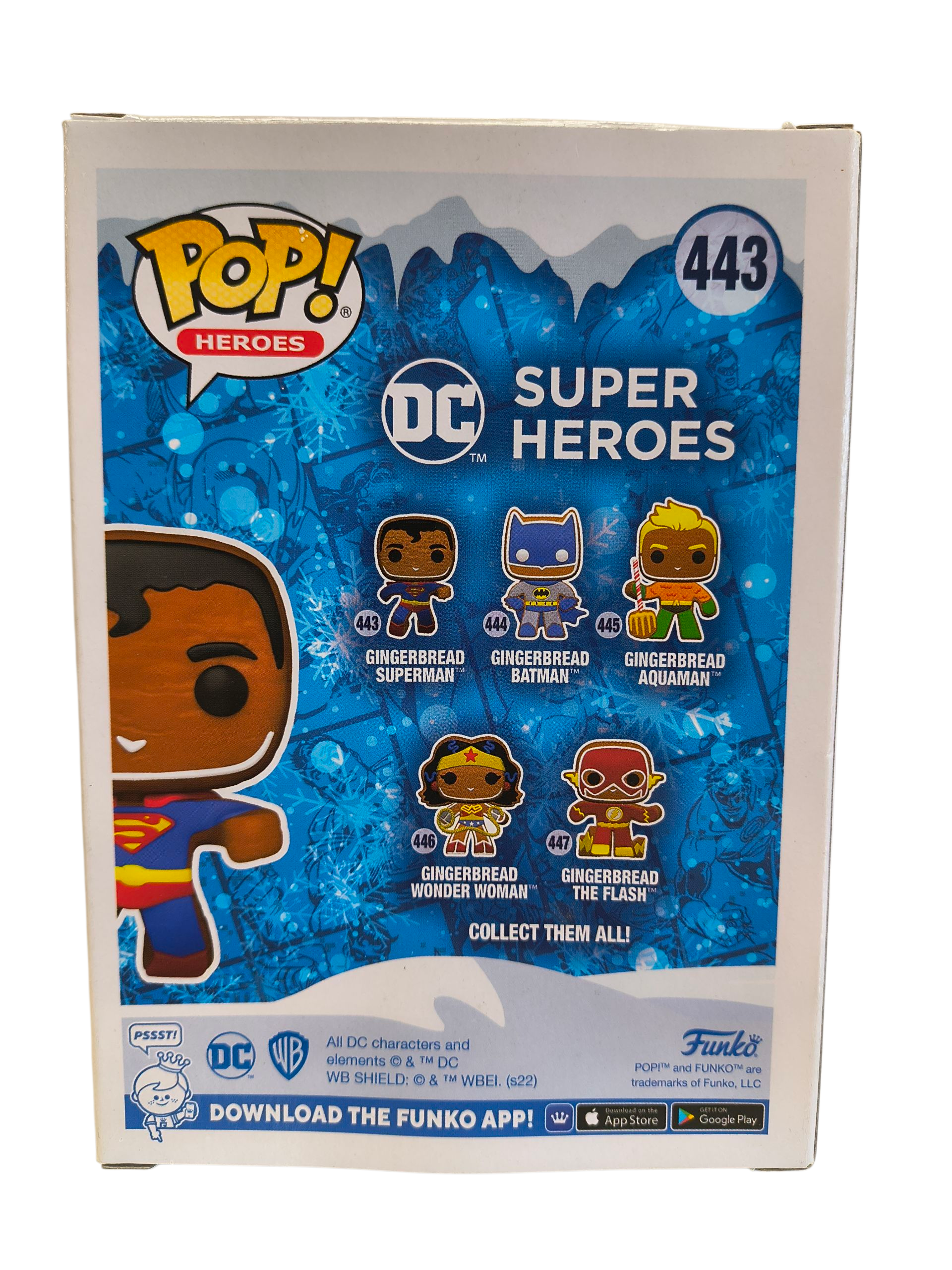 Funko Pop! Heroes DC Comics Super Heroes Gingerbread Superman #443 image 2