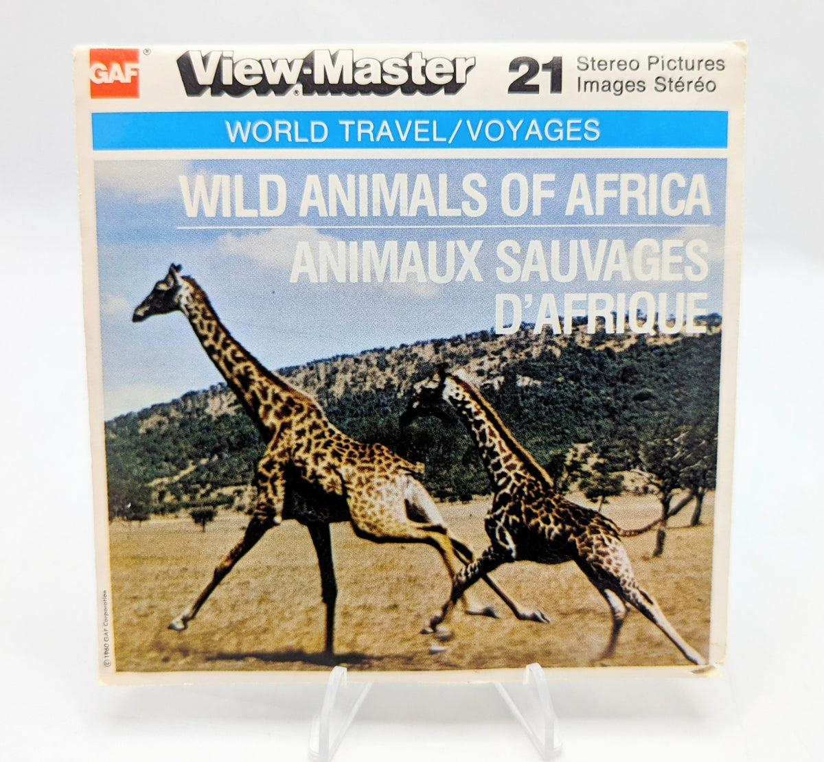 1960 View-Master Wild Animals Of Africa 3 Reel Pack