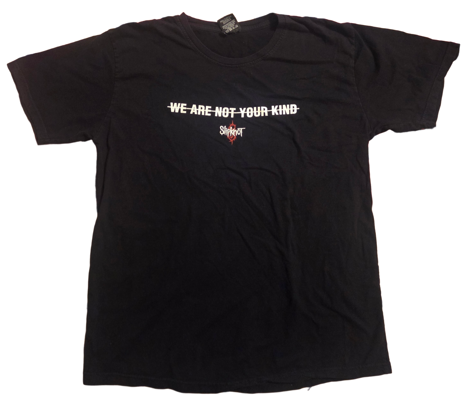 Butterflyeffect90 Kaos Band Slipknot We Are Not Your Kind T-Shirt Size Large
