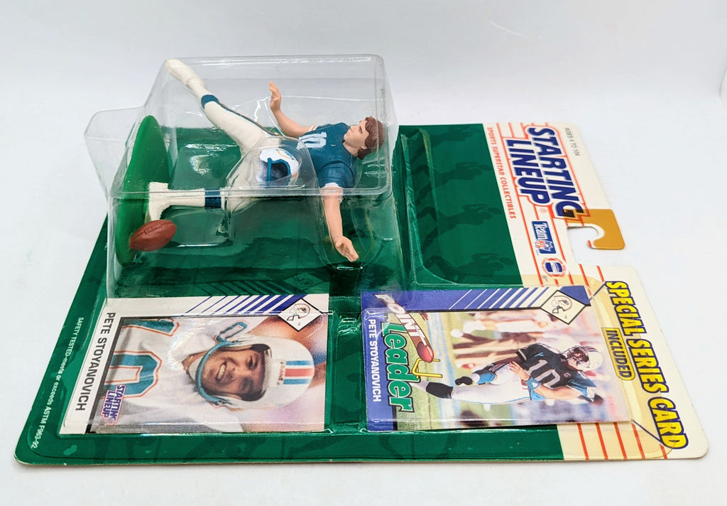1993 Kenner Starting Lineup Pete Stoyanovich Miami Dolphins Rookie NFL Figure image 3