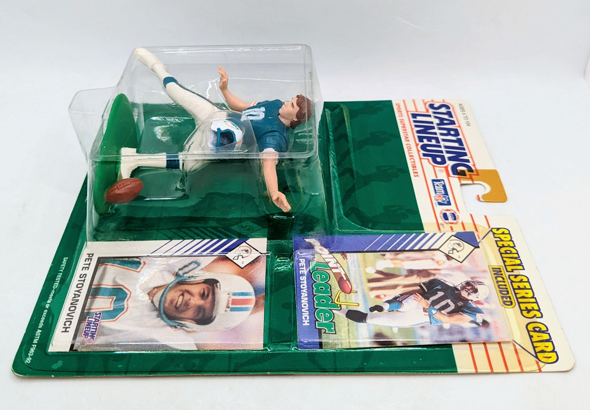 1993 Kenner Starting Lineup Pete Stoyanovich Miami Dolphins Rookie NFL Figure image 3