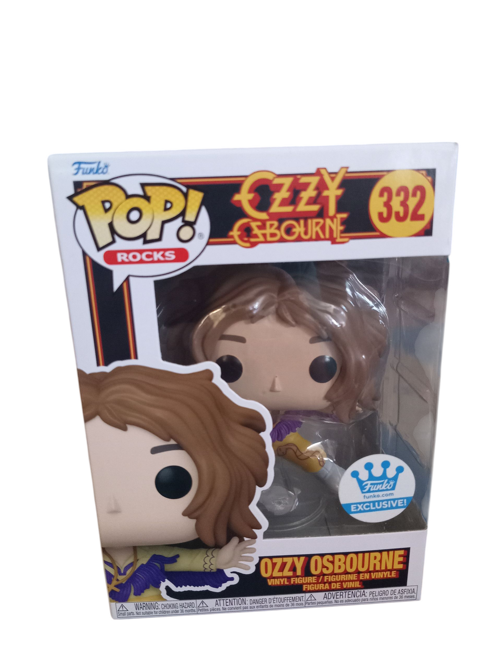 Funko Pop! Shop Exclusive Rocks Ozzy Osbourne Purple Outfit #332 Black Sabbath