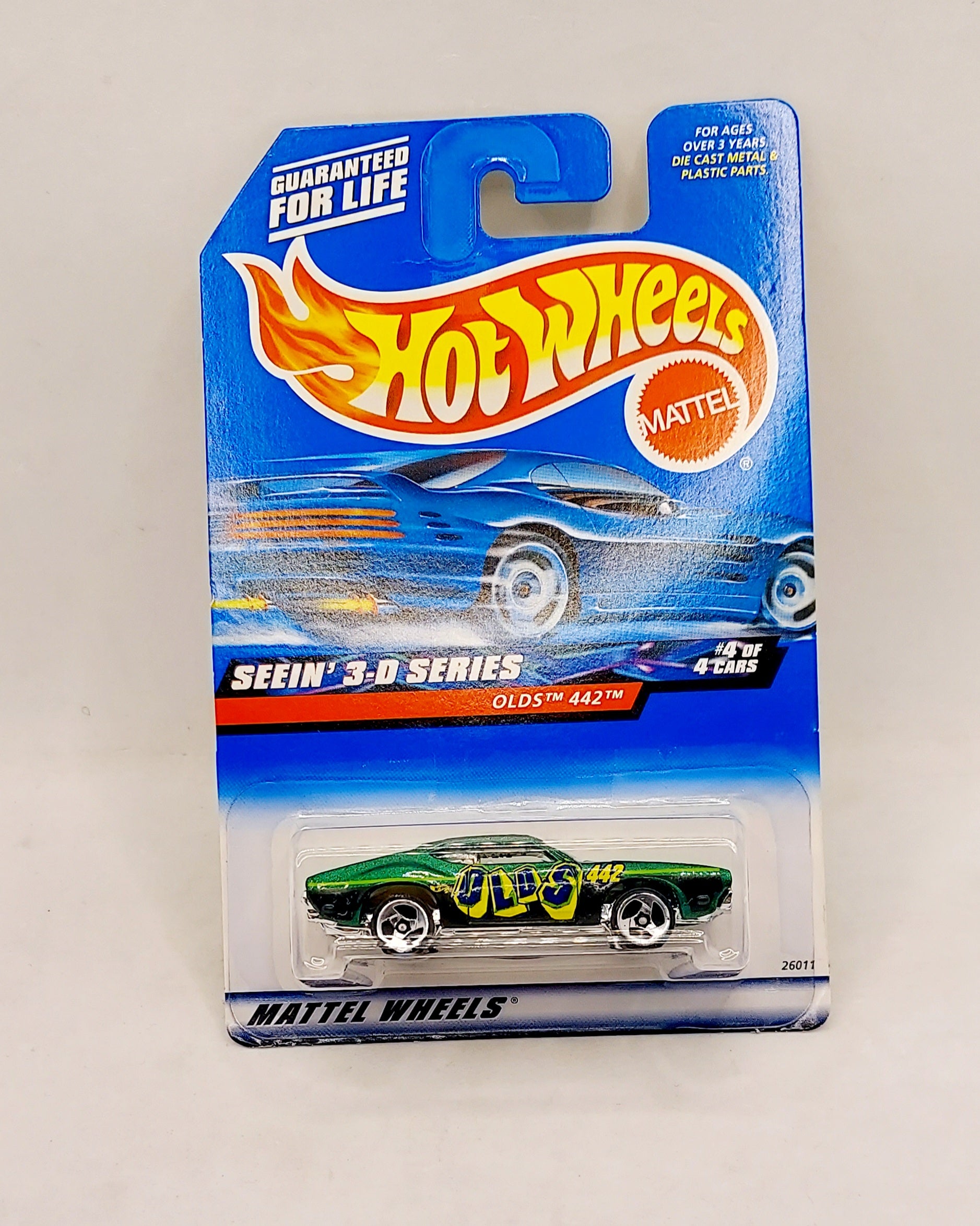 1999 Hot Wheels Seein' 3-D Series Olds 442 #012