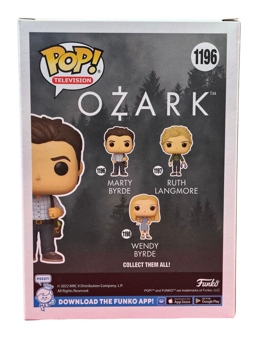 2022 Funko Pop Ozark Marty Bryde 1196 - SC image 2