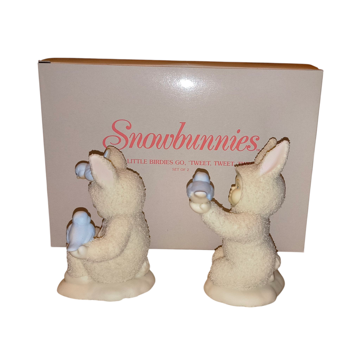 Dept 56 Snowbunnies All The Little Birdies Go Tweet, Tweet, Tweet image 2