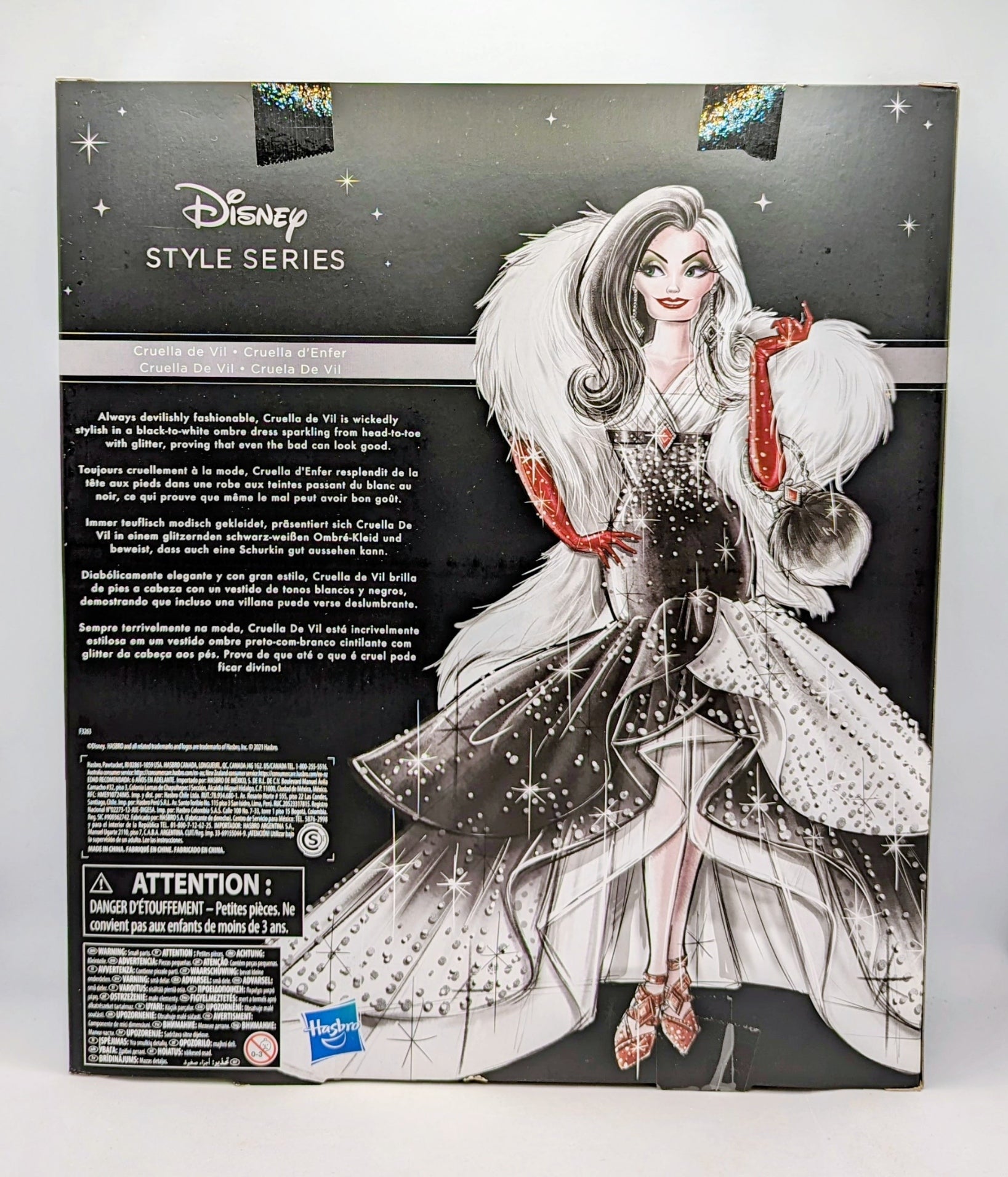 2021 Disney Villains Style Series Cruella De Vil Contemporary Style Fashion Doll image 2