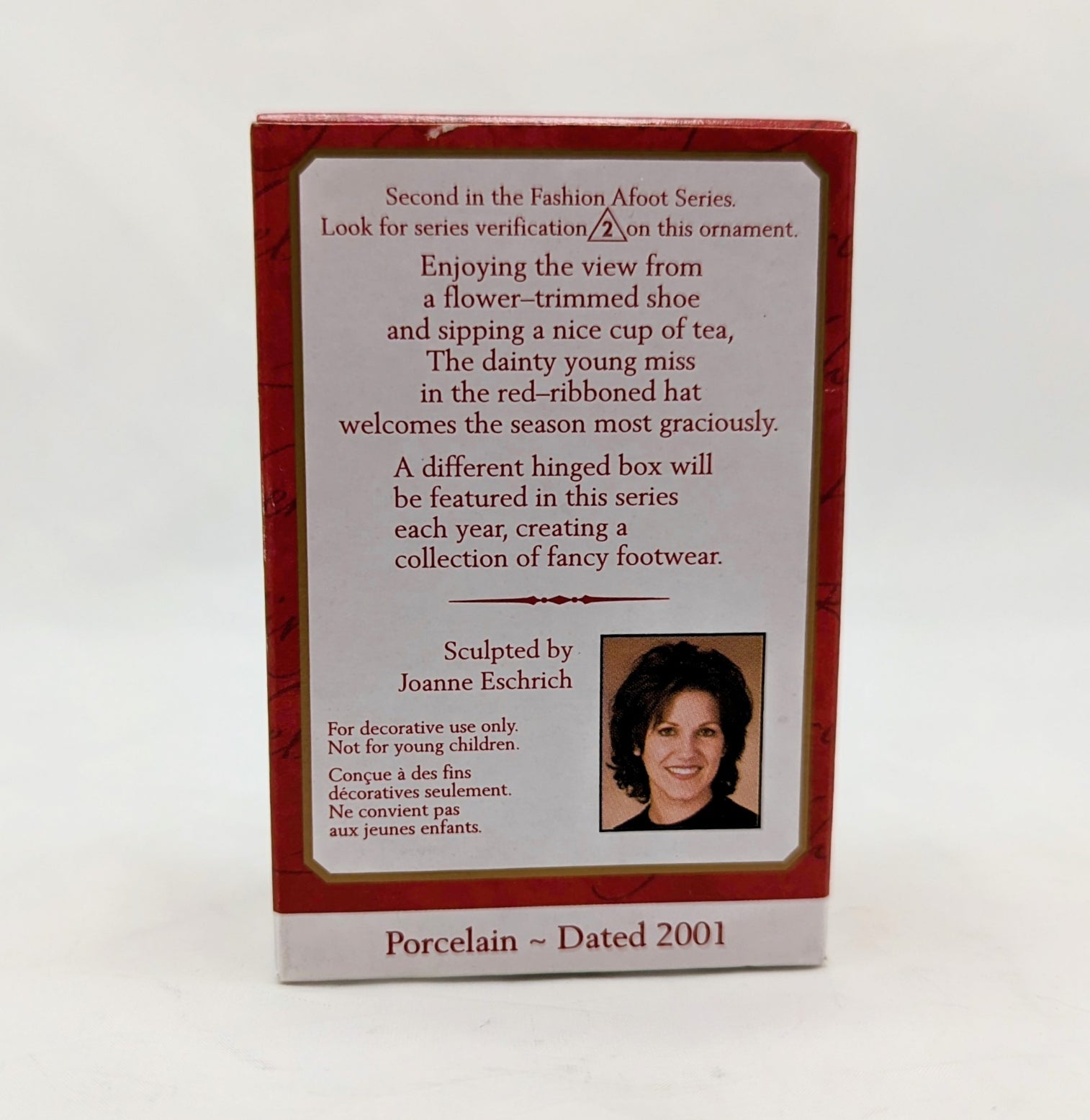 2001 Hallmark Keepsake Fashion Afoot Ornament image 2