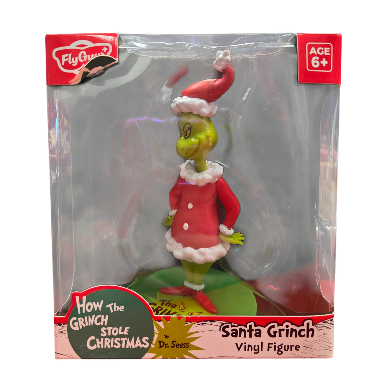 Culturefly Fly Guys Dr. Seuss How The Grinch Stole Christmas Santa Grinch Figure