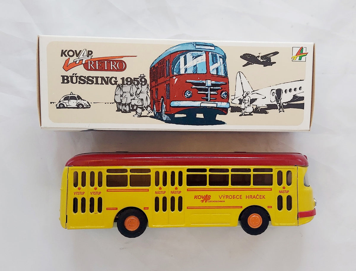 Kovap Retrobus 05-575/001 1959 Czech Republic Tin Yellow/Red Bus Retro Bussing image 2