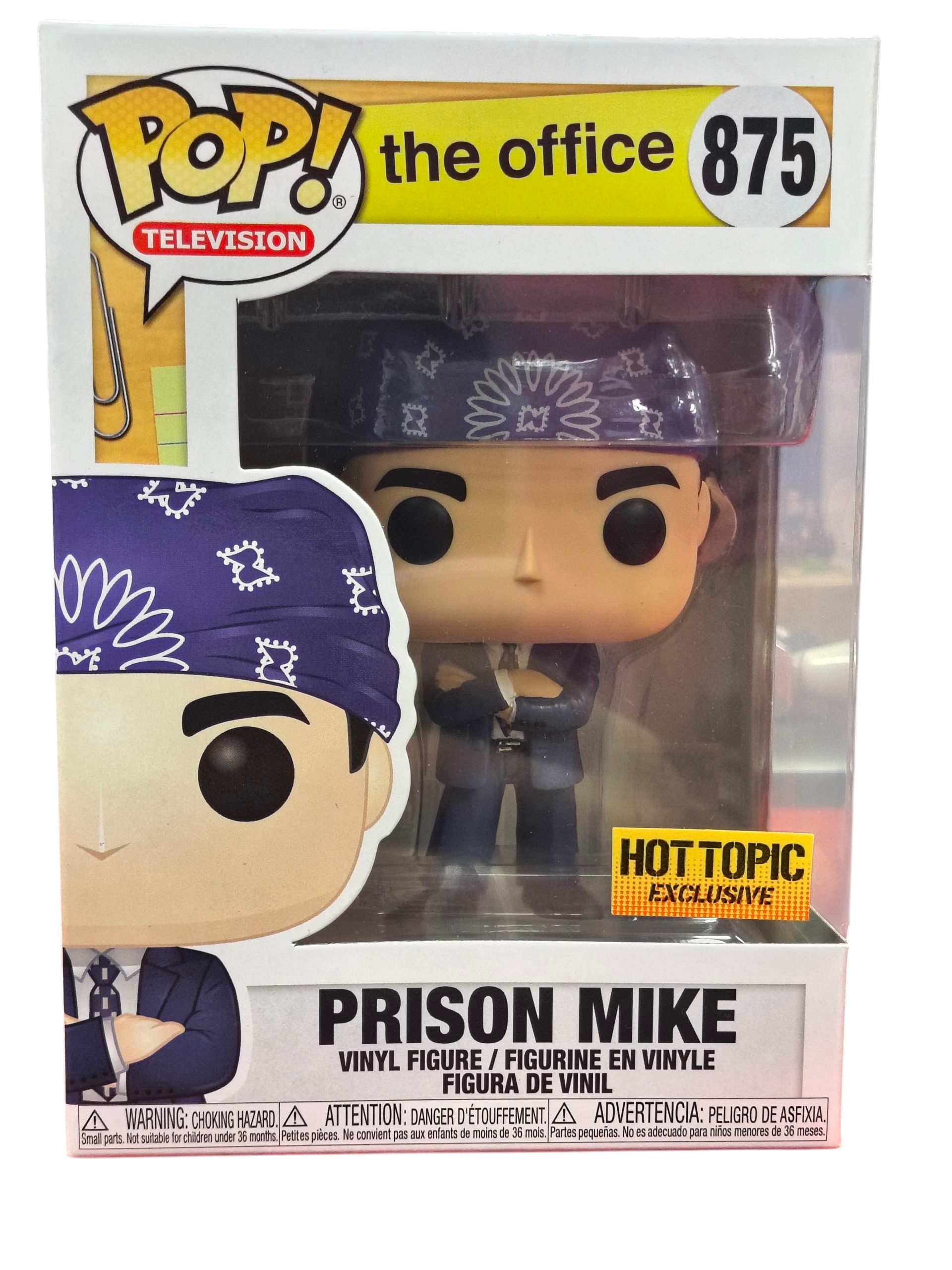 Funko Pop The Office Prison Mike 875 Hot Topic Exclusive - SC