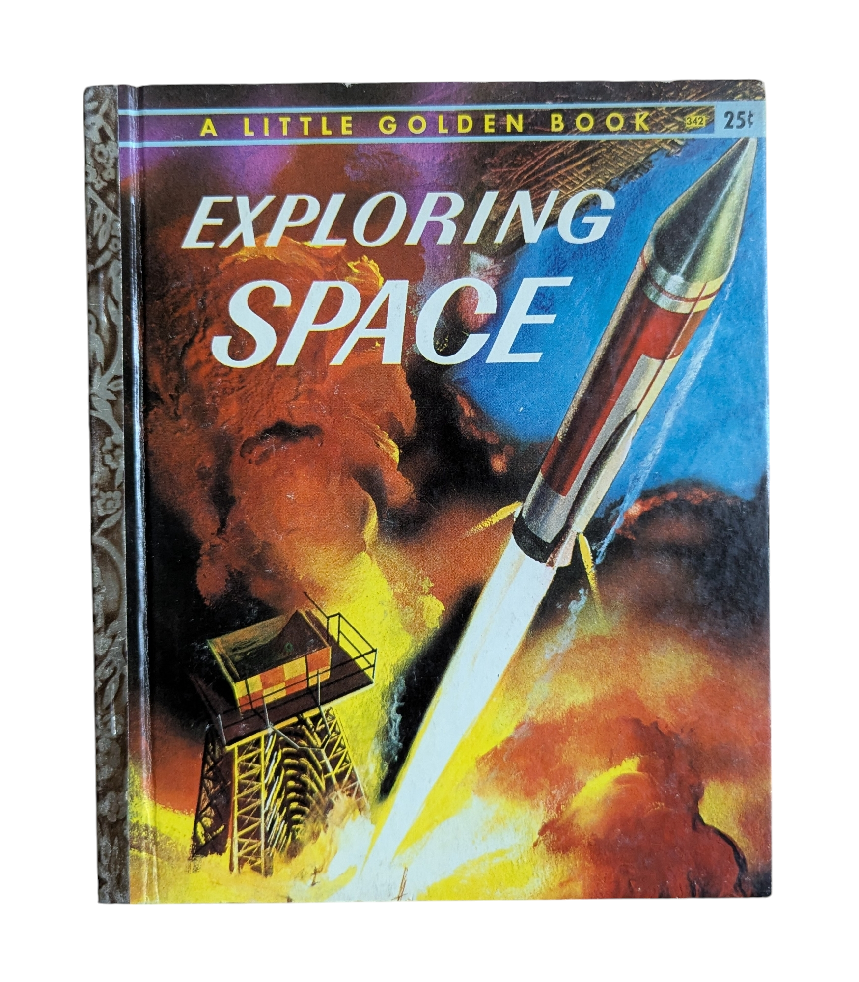 1958 A Little Golden Book Exploring Space Book - HC