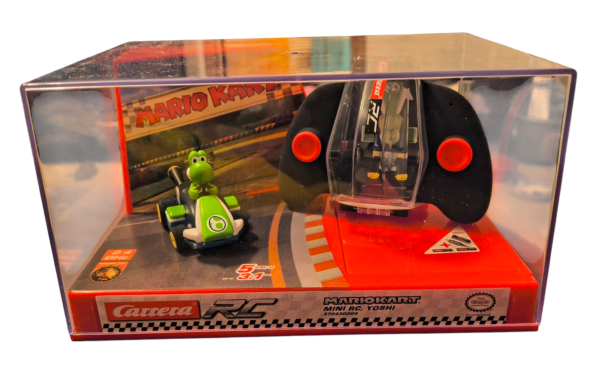 Carrera RC Nintendo Mario Kart - Yoshi 2.4 GHz Mini Remote Control Car