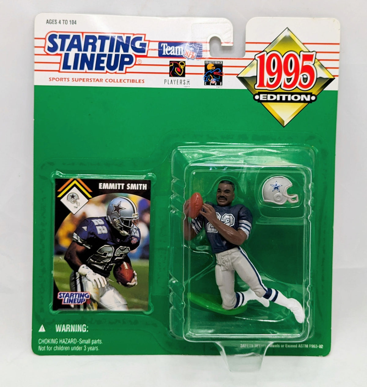 1995 Starting Lineup Emmitt Smith Dallas Cowboys Figure