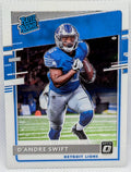 2020 Panini Donruss Optic D'Andre Swift Rated Rookie RC #159 Lions