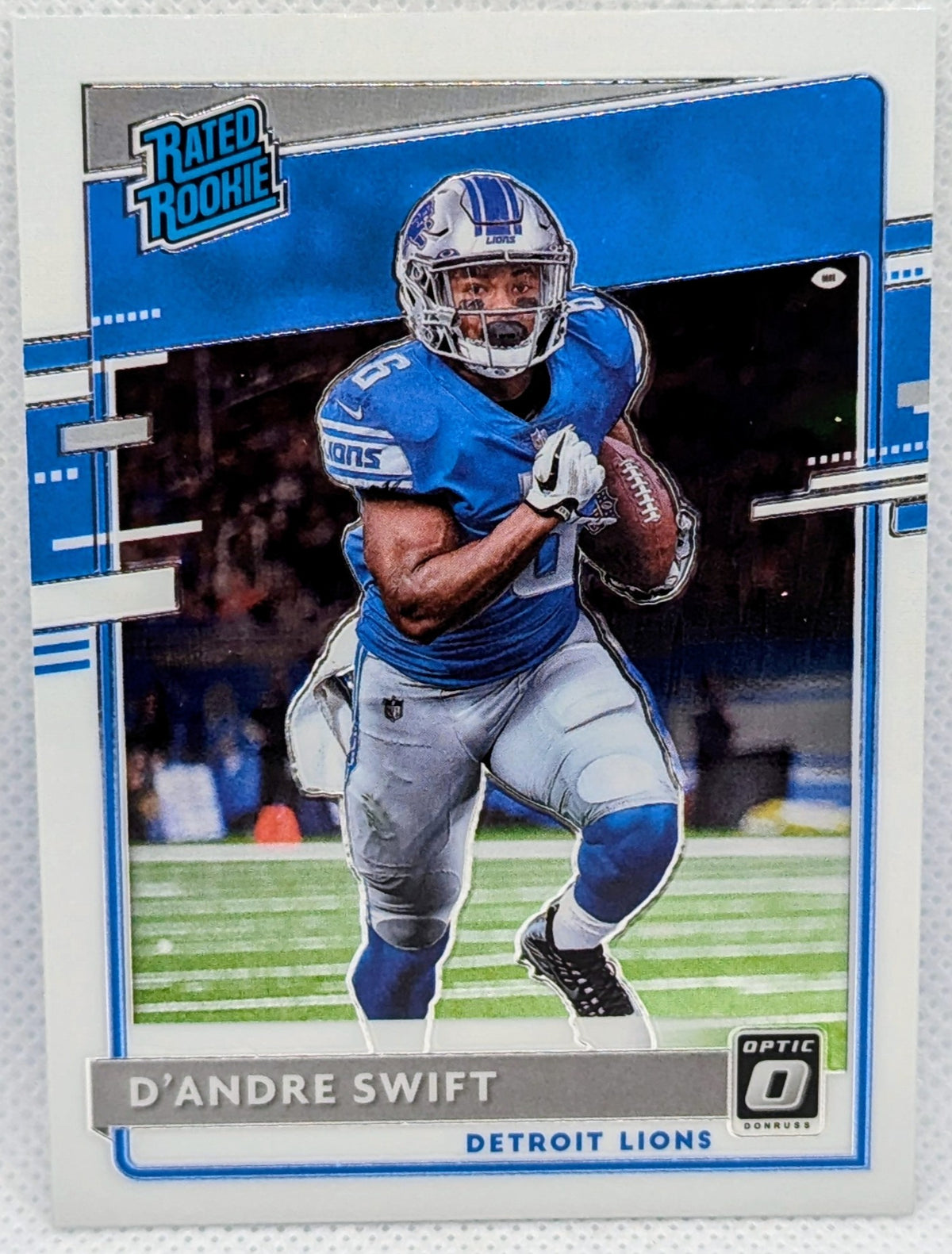 2020 Panini Donruss Optic D'Andre Swift Rated Rookie RC #159 Lions