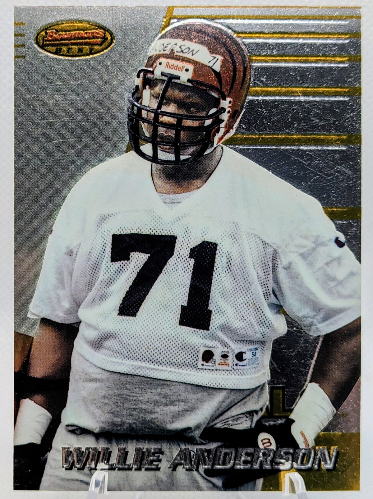 1996 Bowmans Best #146 Willie Anderson Rookie RC Cincinnati Bengals Future