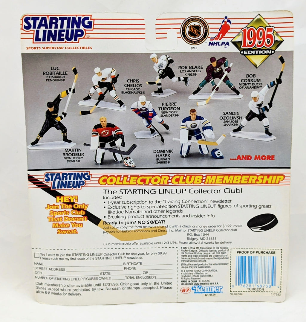 1995 Starting Lineup Pierre Turgeon Montreal Canadiens Hockey Figure image 3