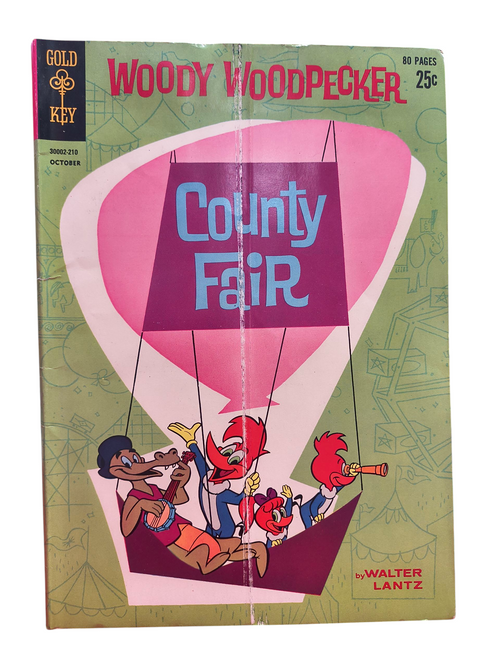 1962 Gold Key Walter Lantz Woody Woodpecker #73 County Fair 30002-210 Comic