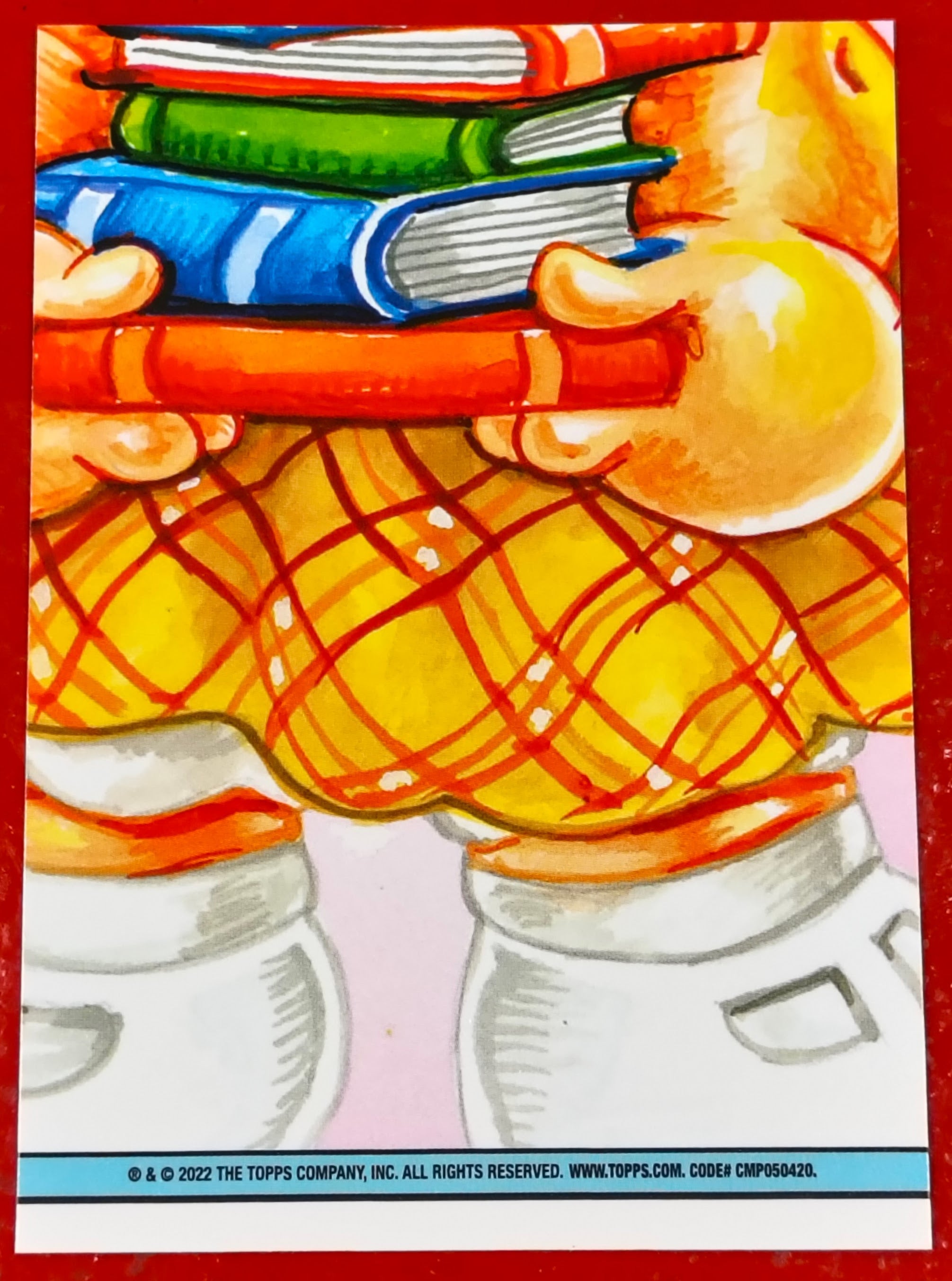 2022 Garbage Pail Kids Book Worms Off The Wall Paul Green Parallel 88a image 2