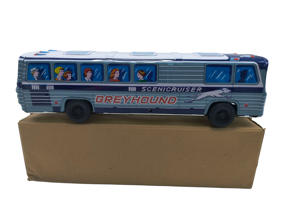Vintage Kyowa Toy Japan 1198 GM Tinplate Greyhound Scenicruiser image 2