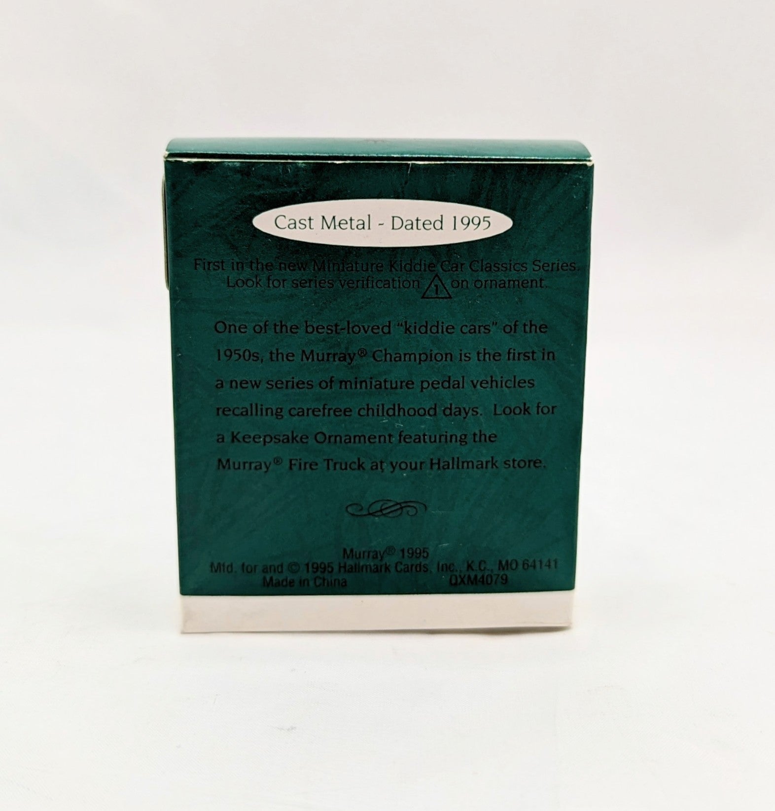 1995 Hallmark Keepsake Miniature Murray Champion Ornament image 3