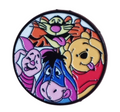 Disney Winnie The Pooh, Piglet, Eeyore & Tigger Round Enamel Pin
