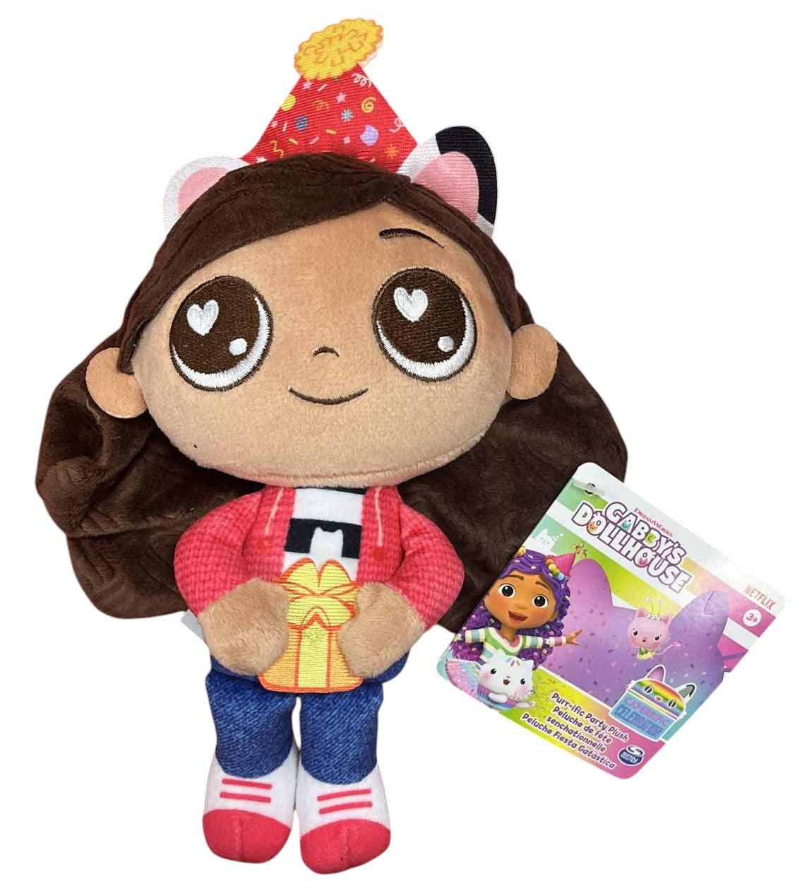 Spin Master Gabby's Dollhouse Purr-ific Party Birthday Gabby Plush - DT