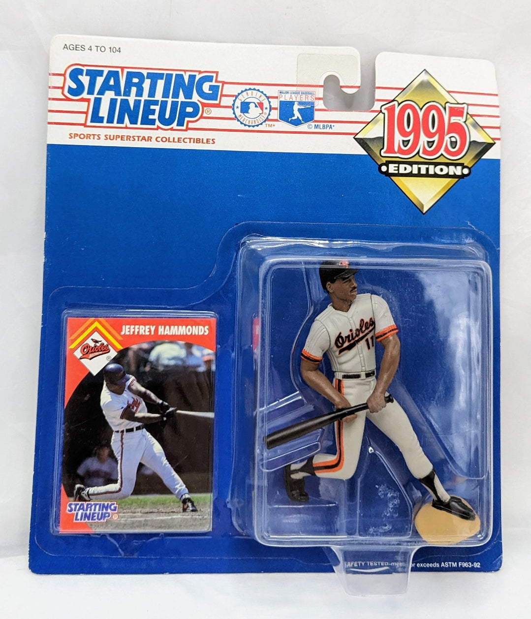 1995 Kenner Starting Lineup Jeffrey Hammonds Baltimore Orioles Figure