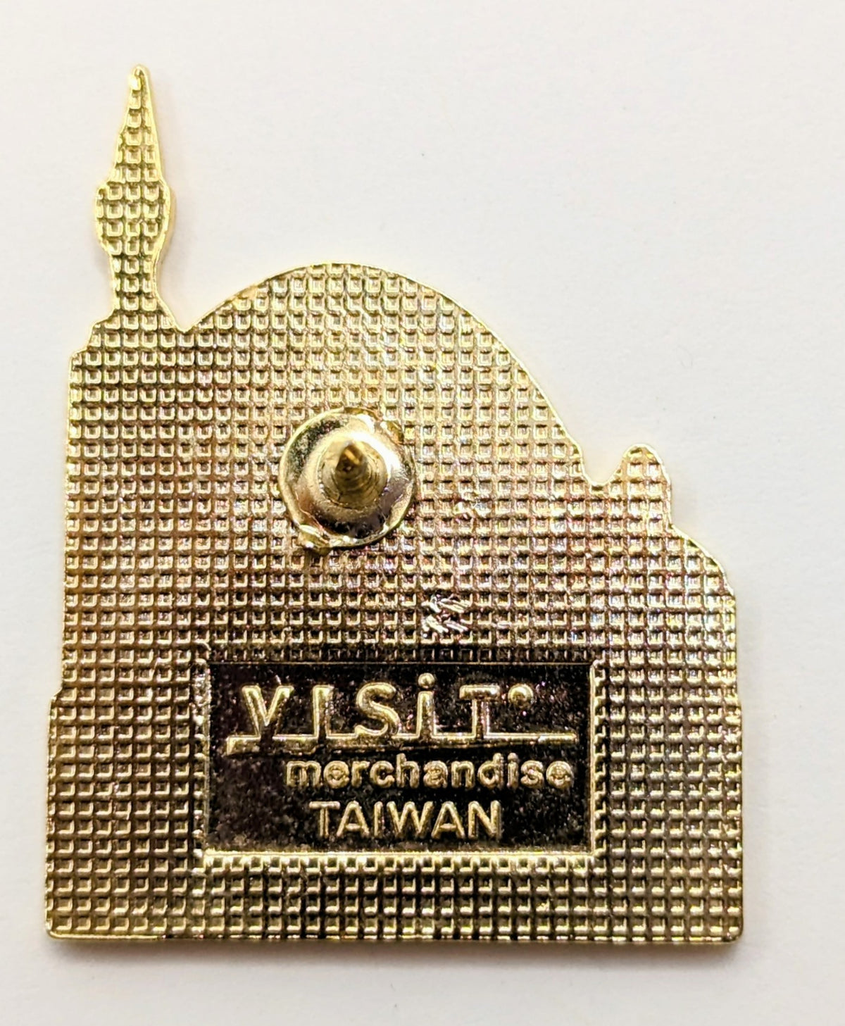 Visit Merchandise Sydney Australia Bridge Gold Textures Enamel Lapel Pin image 2