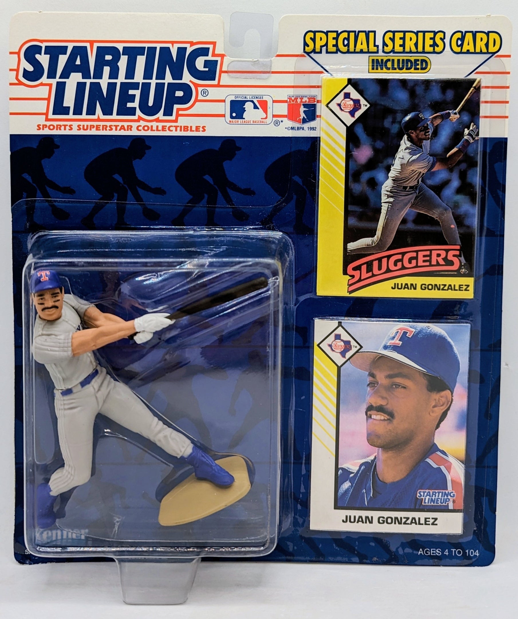 1993 Kenner Starting Lineup Juan Gonzalez Texas Rangers Baseball Figure