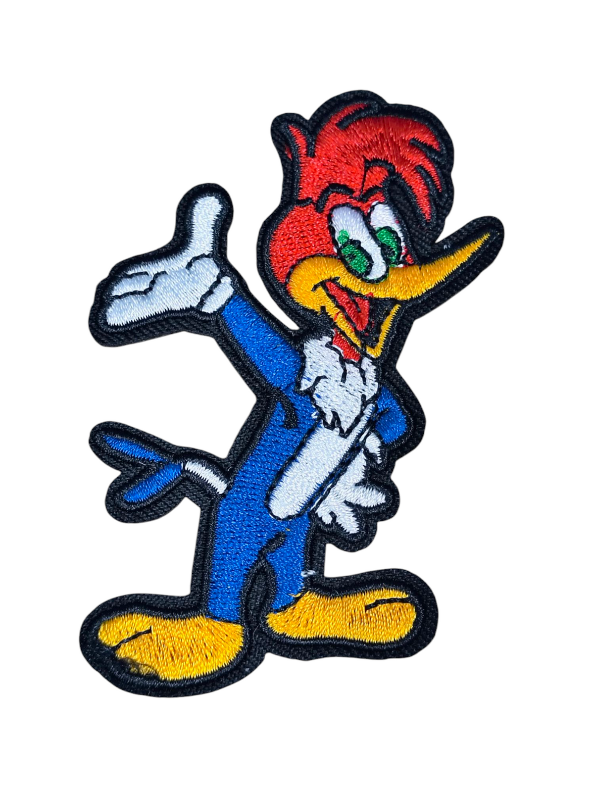 Universal Woody Woodpecker w/ Arm Up Character Embroidered Iron On 3.5" Patch
