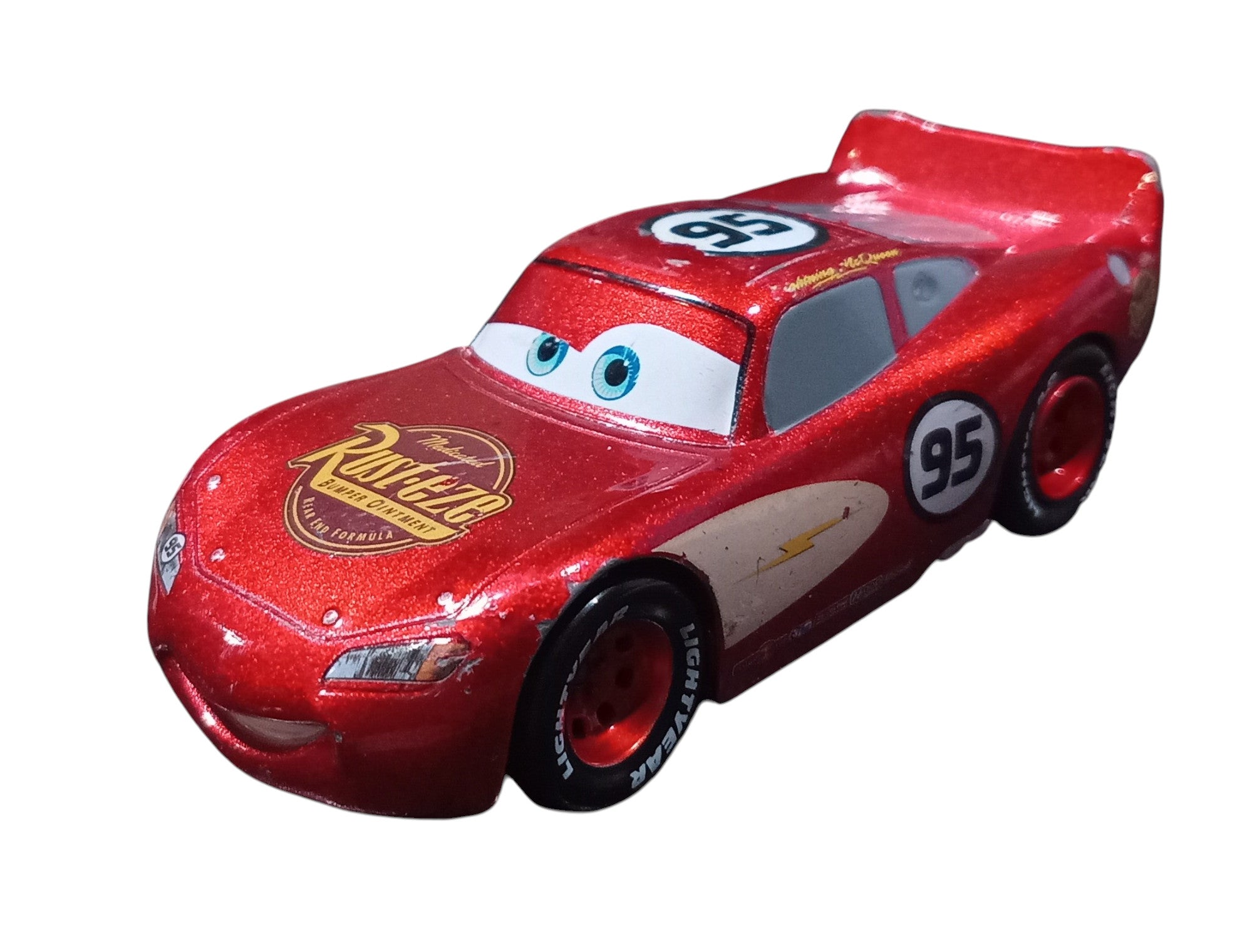 Disney Pixar Cars Pull n Race Lightning McQueen Parks Exclusive Diecast 1:43