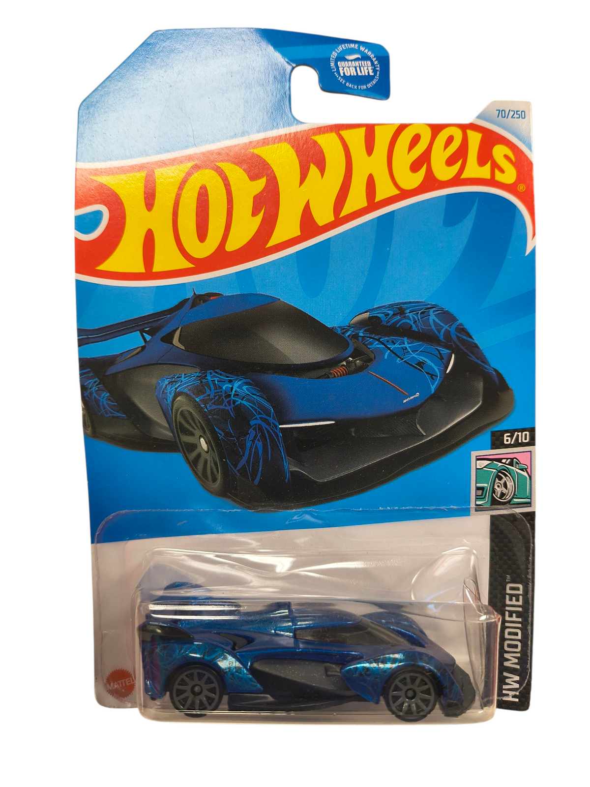 2024 Hot Wheels HW Modified 6/10 McLaren Solus GT 70/250 Blue