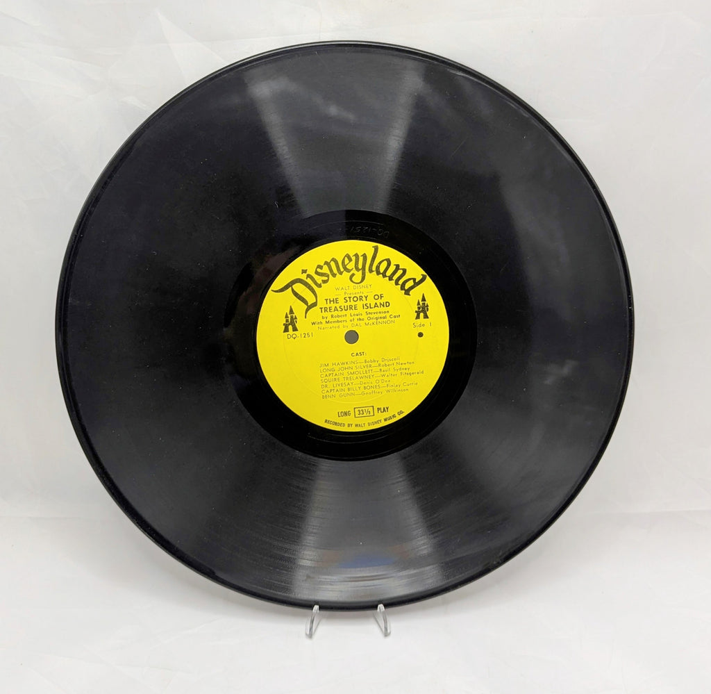 1964 Walt Disney Presents The Story Treasure Island Vinyl Record DQ-1251 image 3