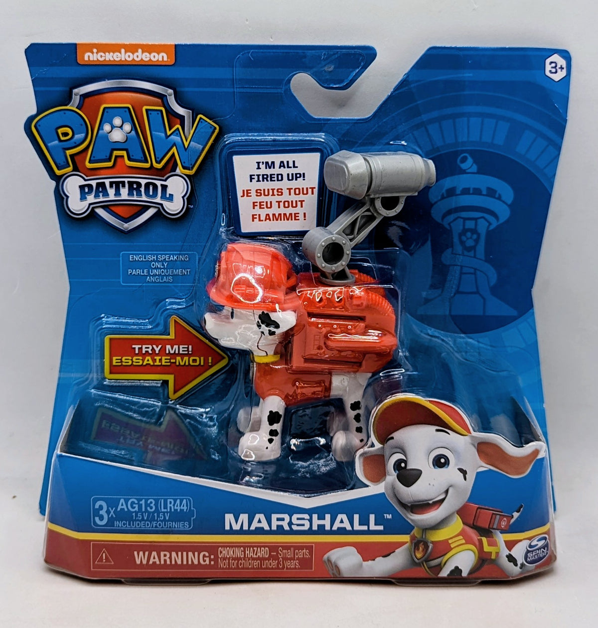 Spin Master Paw Patrol Talking Marshall I'm All Fired Up 3" Action Figure