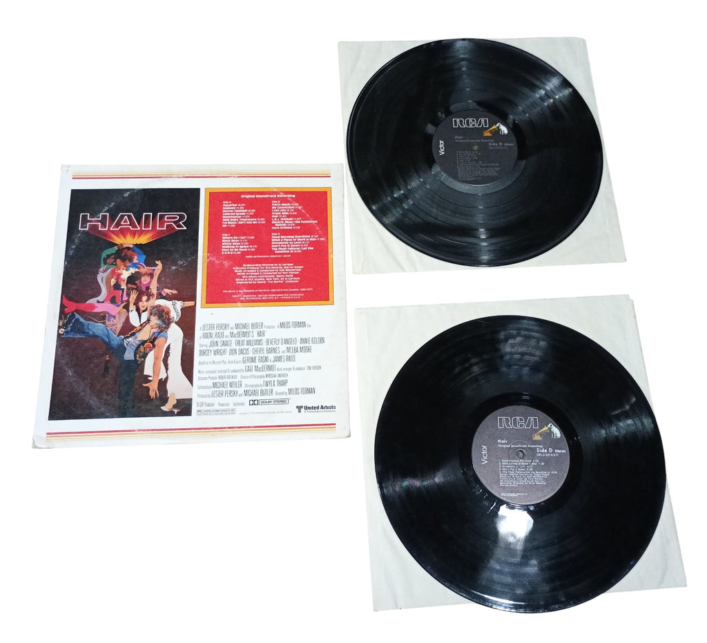 1979 RCA Hair Soundtrack by Galt MacDermot CBL2-3274 Gatefold 2LP Record image 2
