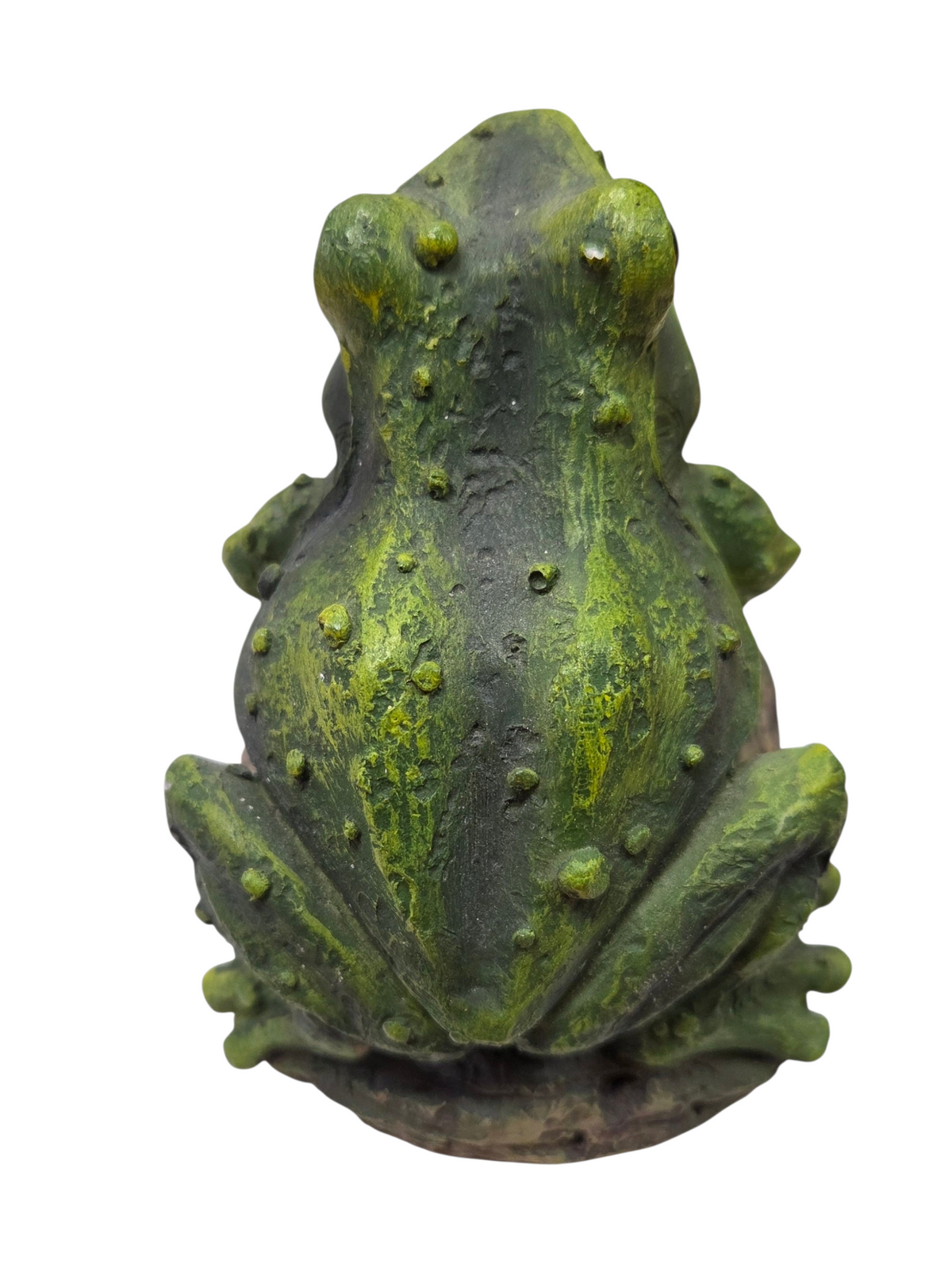 Realistic Frog Perched On Rock 4" Resin Figurine image 3