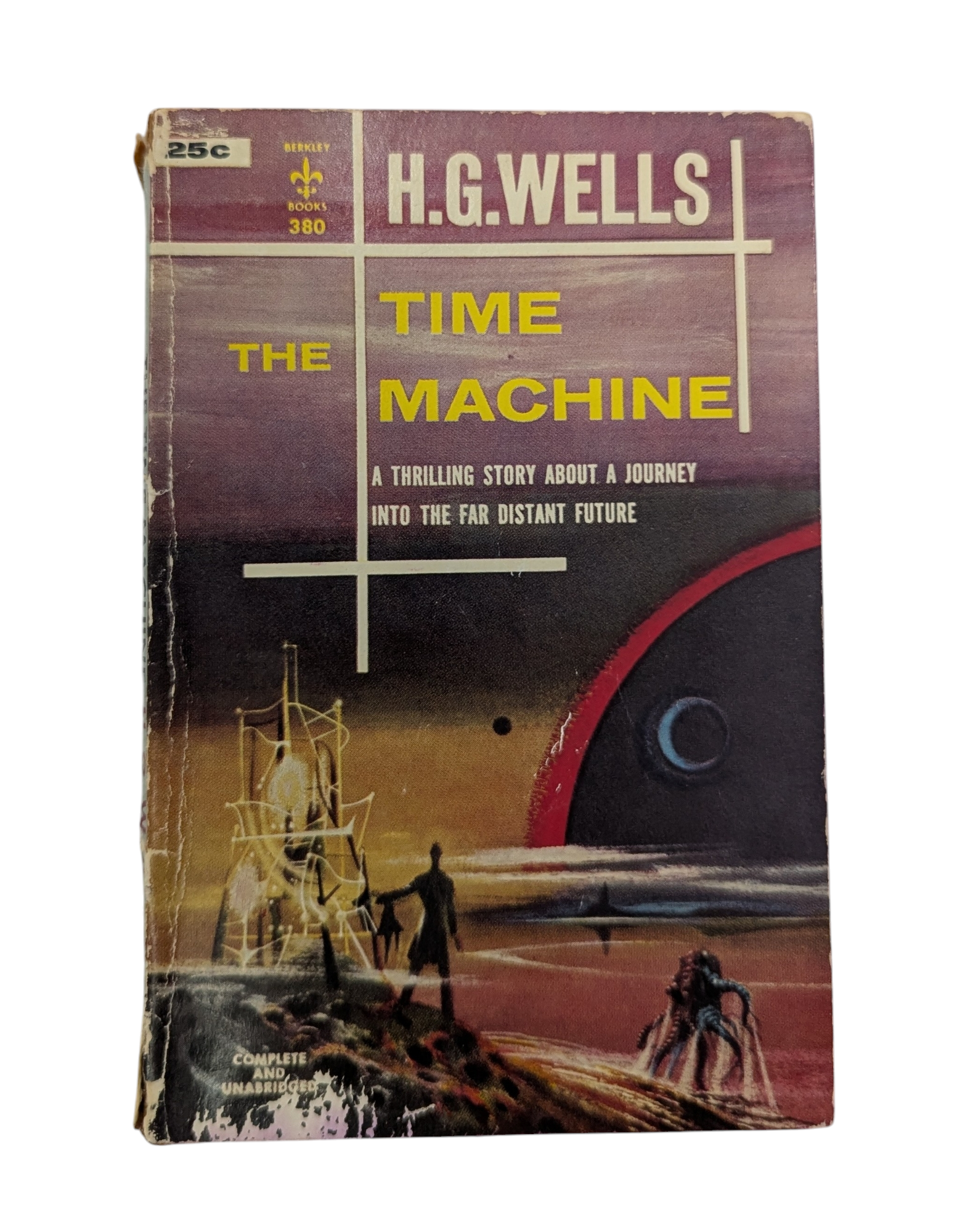 1957 Berkley Books The Time Machine H.G. Wells Book