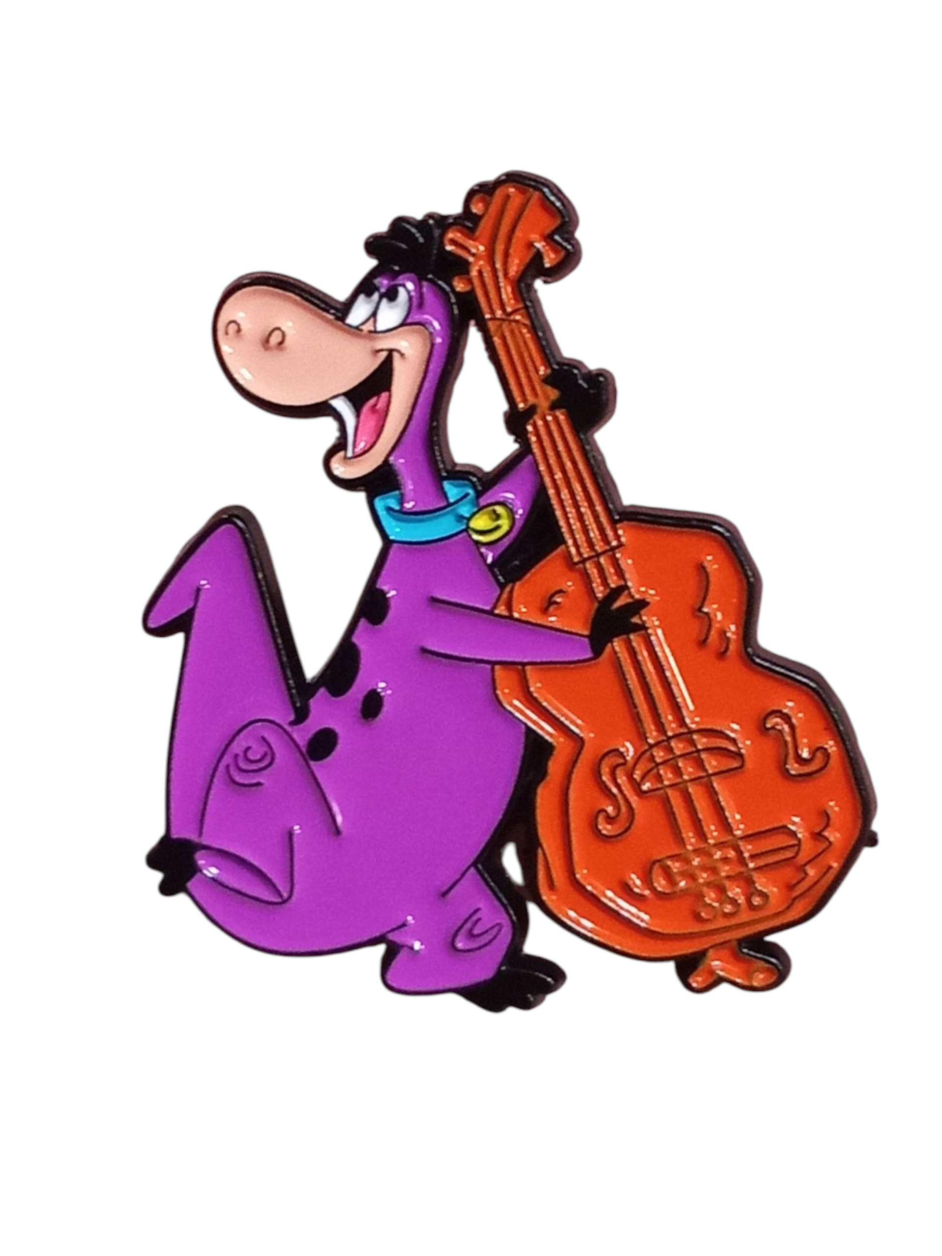 Hanna Barbera The Flintstones Dino The Dinosaur Playing The Cello Enamel Pin