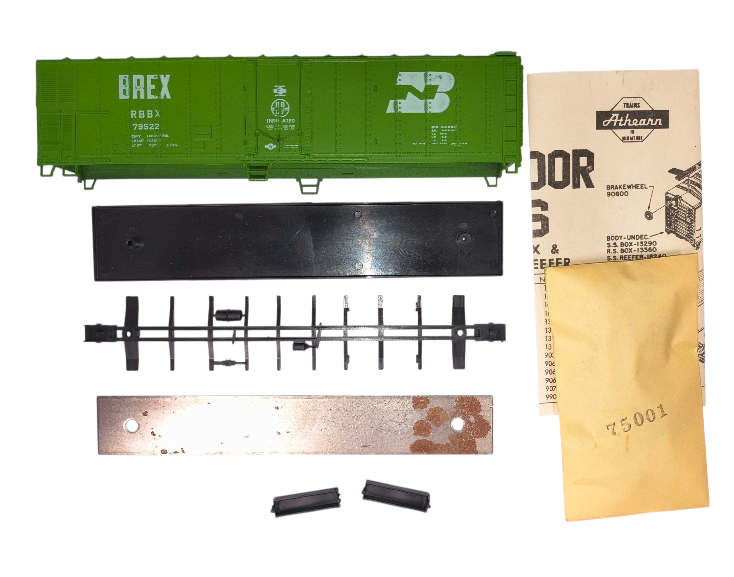 Athearn Blue Box 1623 50' Mechanical Reefer BREX RBBX 79522 Green RTR HO Scale image 2