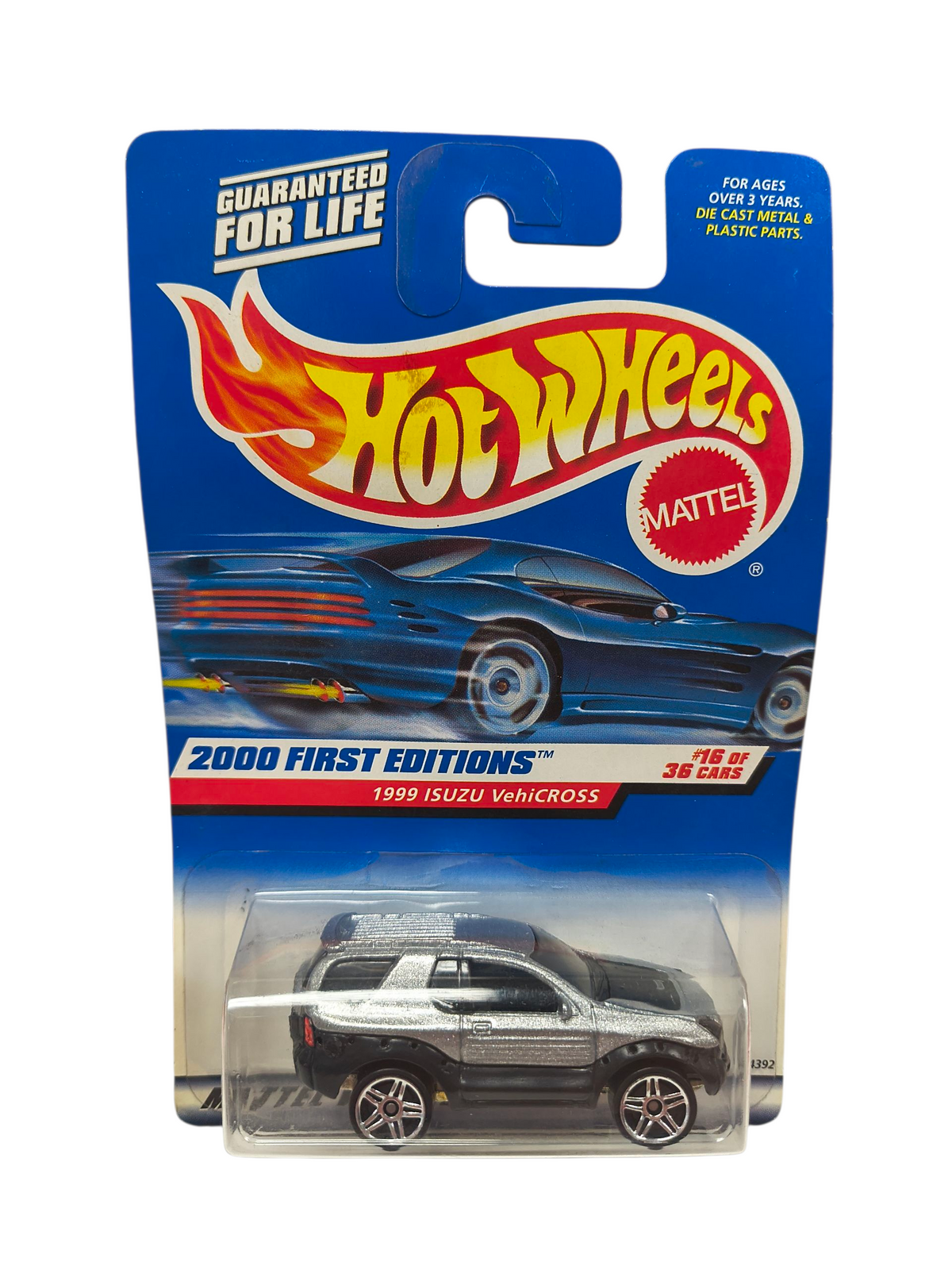 Hot Wheels 2000 First Editions 1999 Isuzu VehiCROSS #16/36 P5 Silver