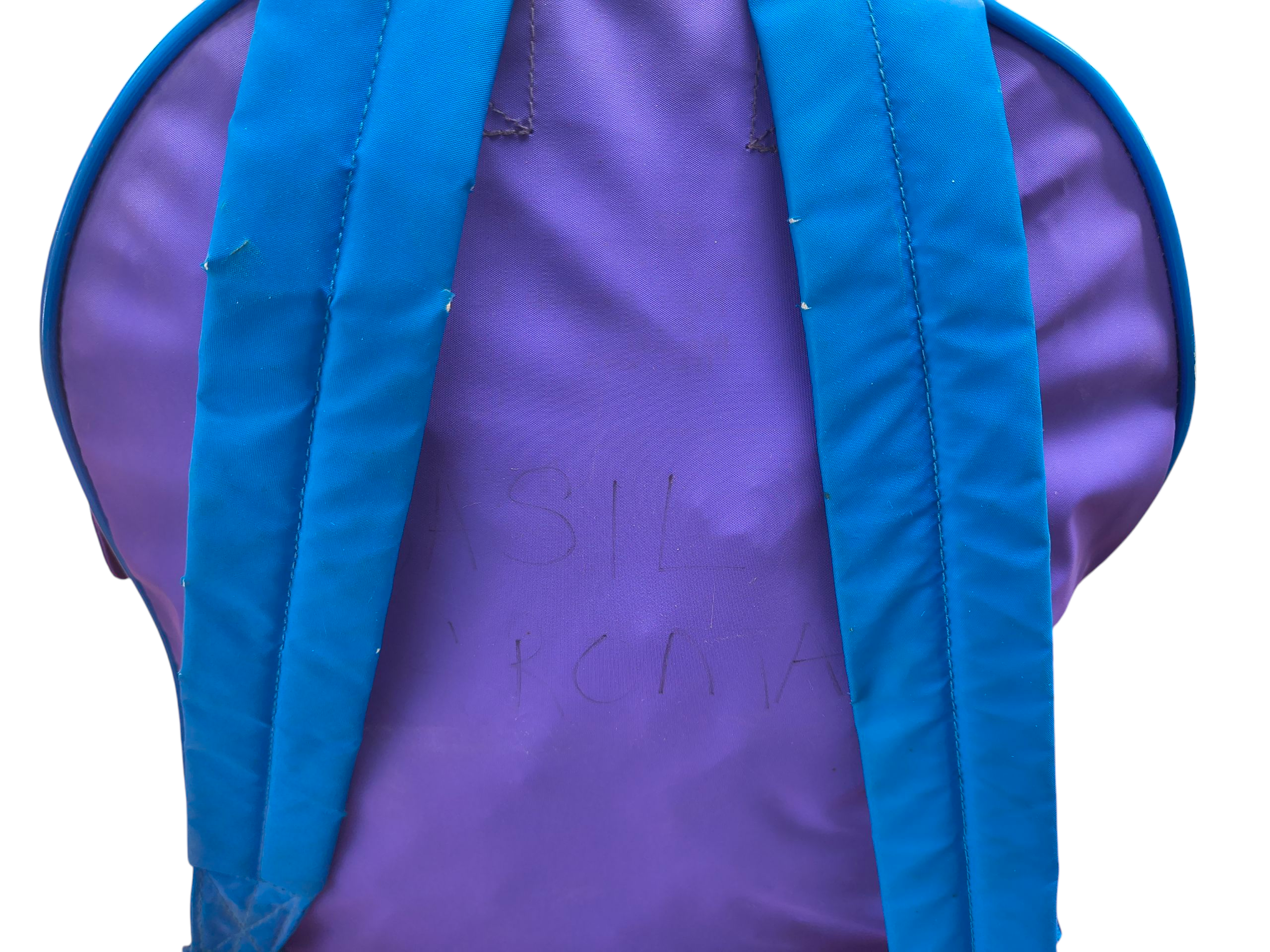 1996 Impact Marvel Comics Spider-Man Animated Series Blue/Purple Kids Backpack image 3