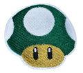 Nintendo Super Mario - 1 Up Mushroom Embroidered Iron On 2.5" Patch