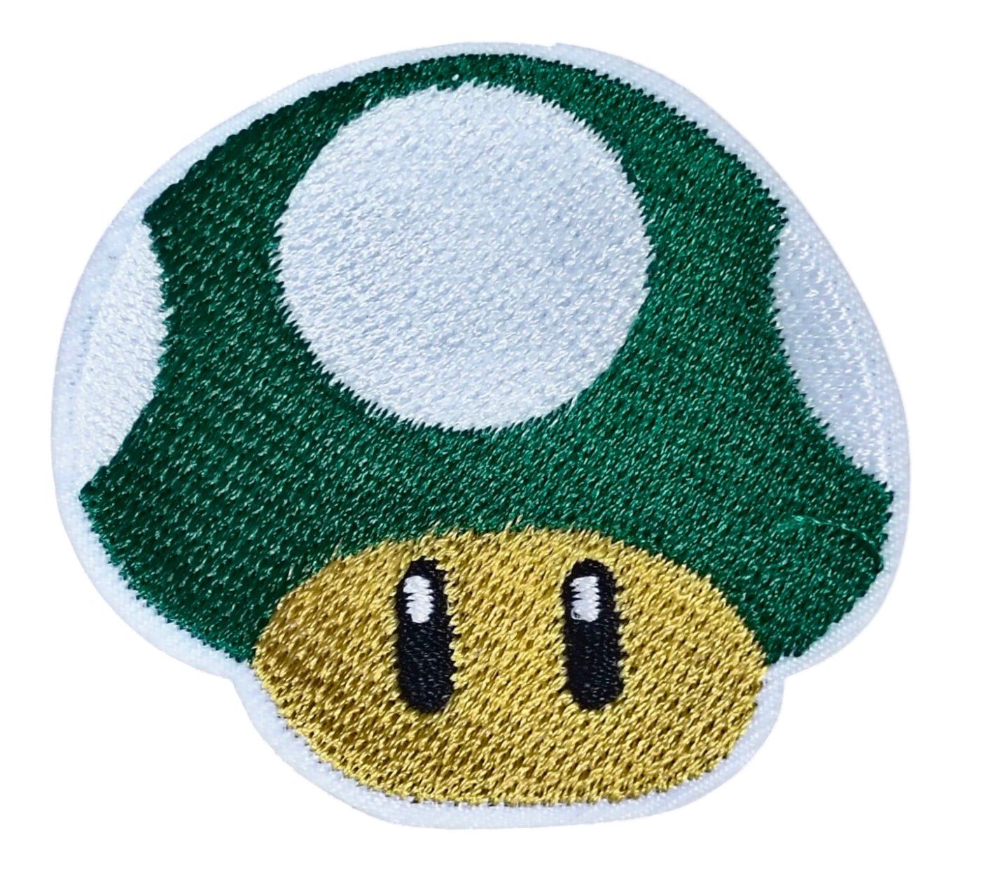 Nintendo Super Mario - 1 Up Mushroom Embroidered Iron On 2.5" Patch