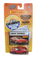 1989 Matchbox Car & Driver Ferrari Testarossa w/ Collector Card