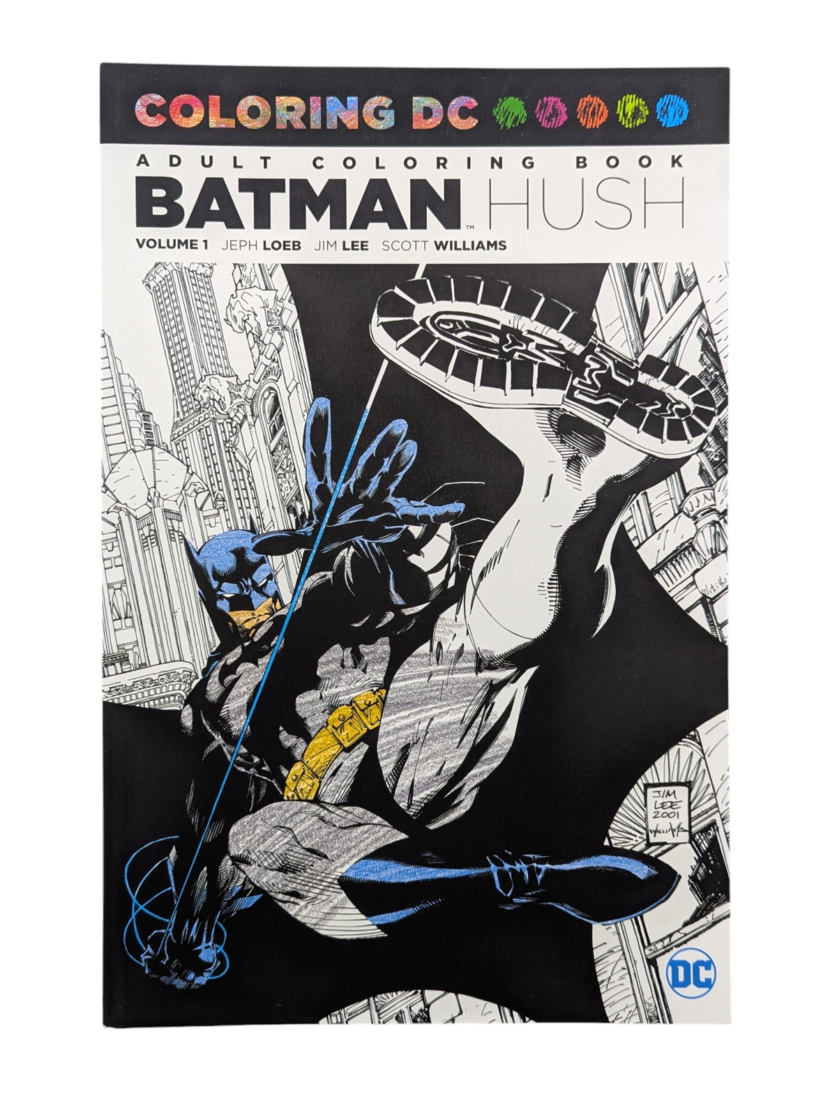 2016 DC Comics Batman Hush Volume 1 Adult Coloring Book