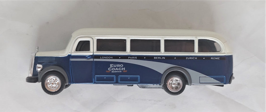 Sunnyside 1950-1955 Blue Mercedes Benz Omnibus O 3500 Euro Coach Service Bus image 2