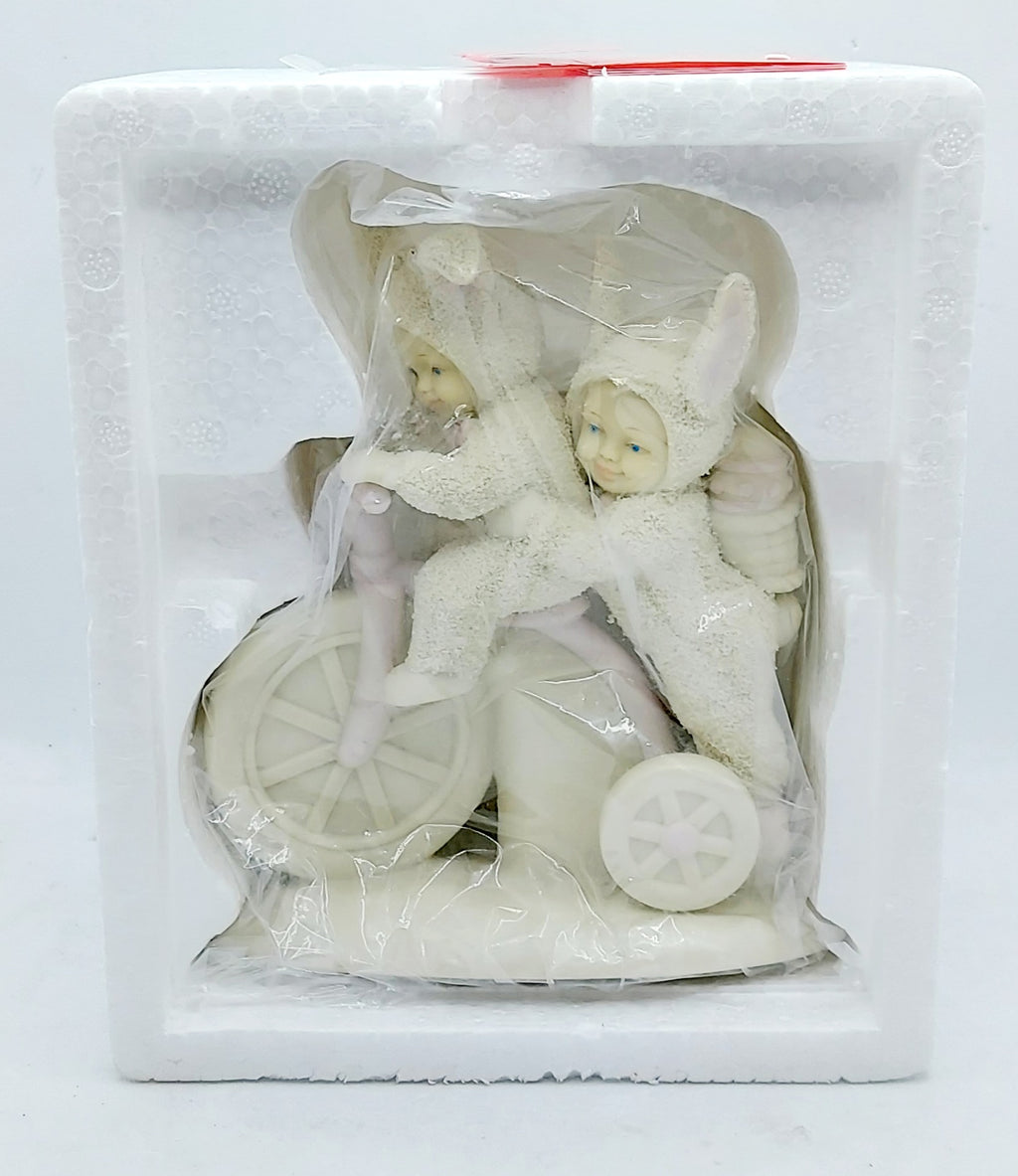 Department 56 Snowbunnies On A Tricycle Built For Two 1755\17,500 image 3